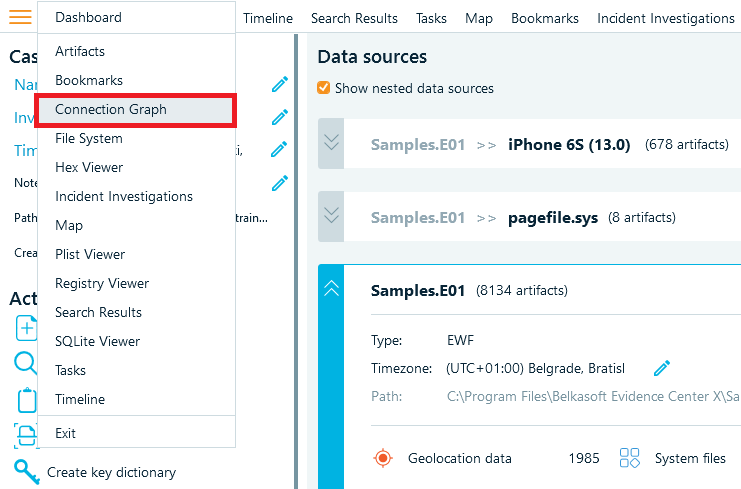 How To Use Connection Graphs By Belkasoft For Complex Cases With