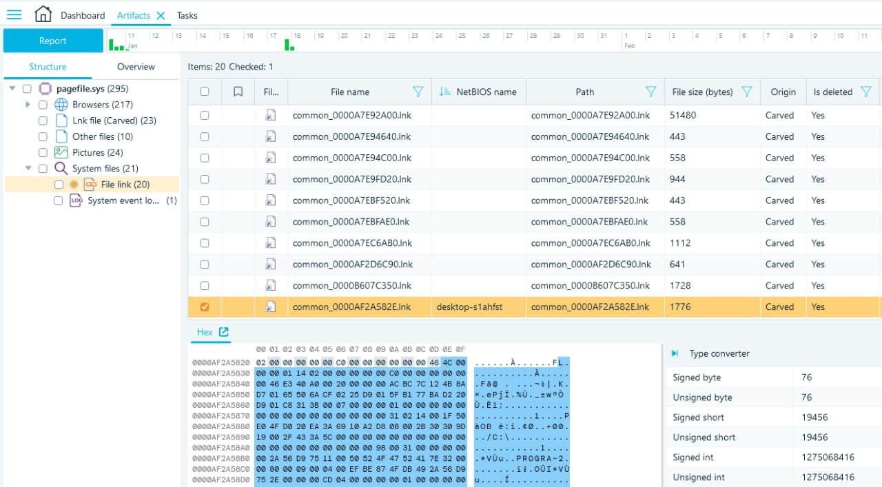 Read lnk file viewer