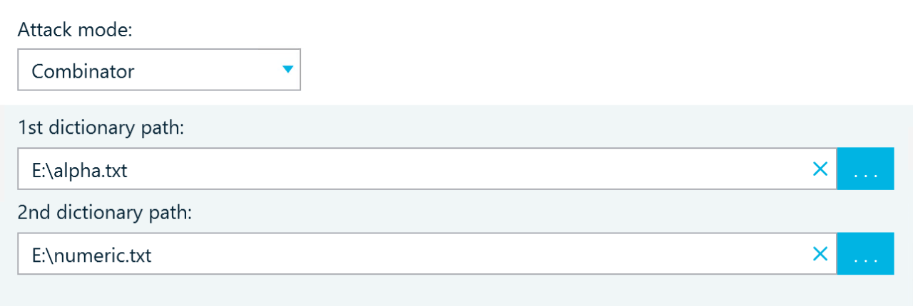 Hashcat attack mode - Combinator