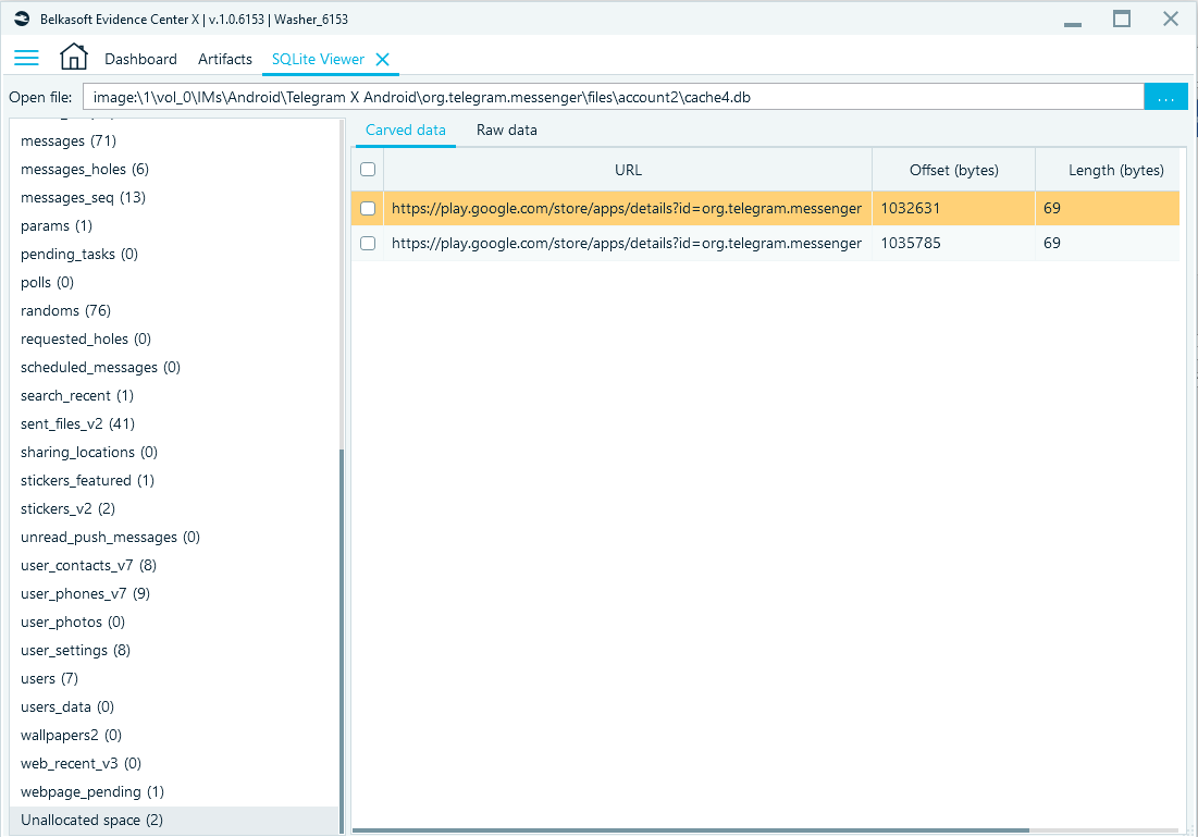 sqlite visualizer